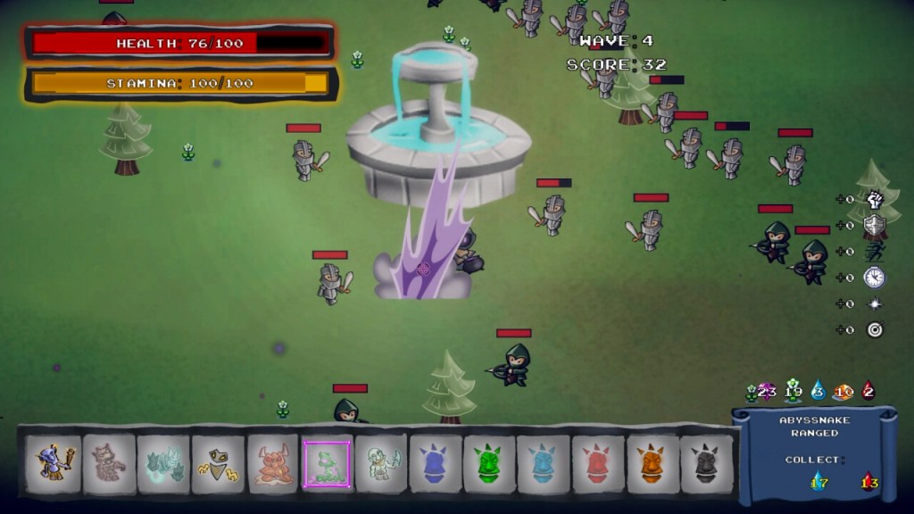 Call The Abyss - Attacking while enemies are coming toward you from behind