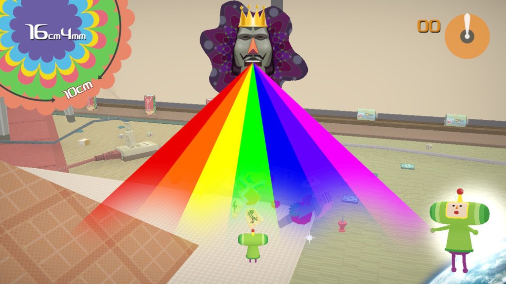 Katamari Damacy REROLL- Walking toward dad on a rainbow bridge