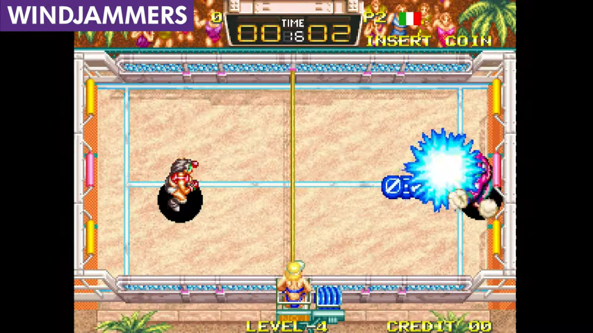Windjammers on the Windjammers, Karnov & Friends Cartridge