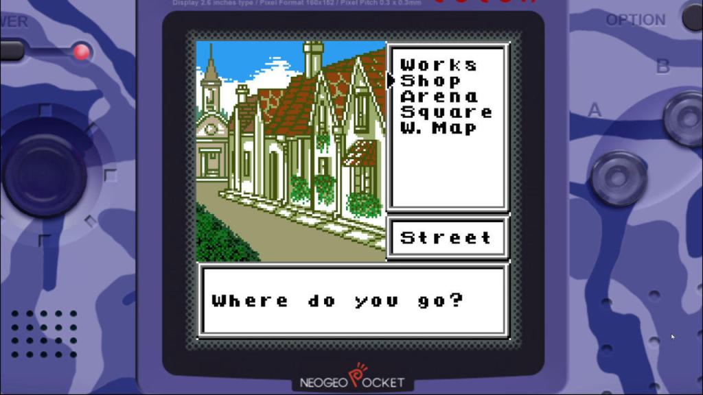 Biomotor Unitron - Initial screen in town.