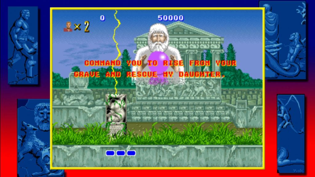 Altered Beast (Arcade) - The Genesis is close to this, but the arcade version has some nice extra details.