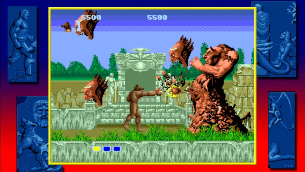 Altered Beast - Here we are at the famous first boss. He is going to be defeated soon!