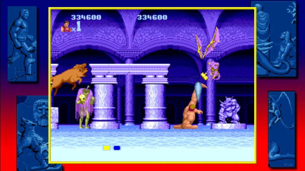 Altered Beast - The hammer demons can be a pain if they are not dealt with quickly.