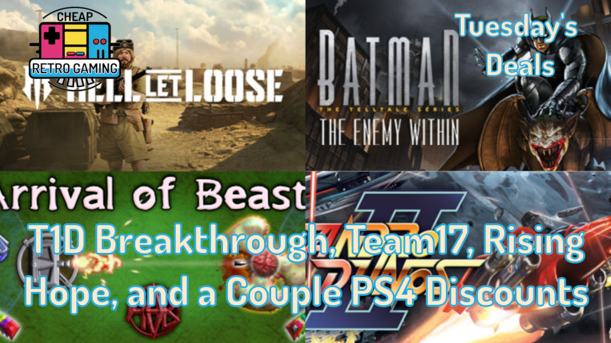 Tuesday’s Deals – Game Bundles for T1D Breakthrough, Team17, Rising Hope, and a Couple PS4 Discounts