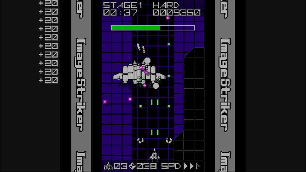 ImageStriker - Shooting at a typical miniboss.