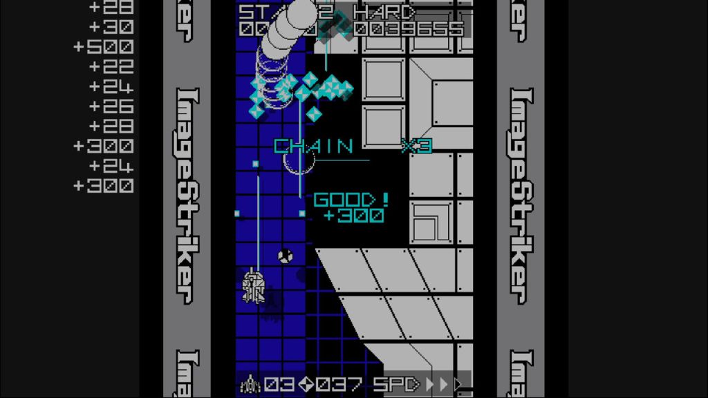 ImageStriker - Using the laser is effective against this battleship in stage 2.