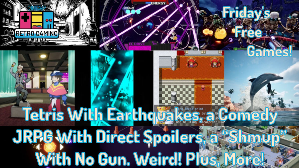 Friday’s Free Games! Tetris With Earthquakes, a Comedy JRPG With Direct Spoilers, a “Shmup” With No Gun. Weird! Plus, More!