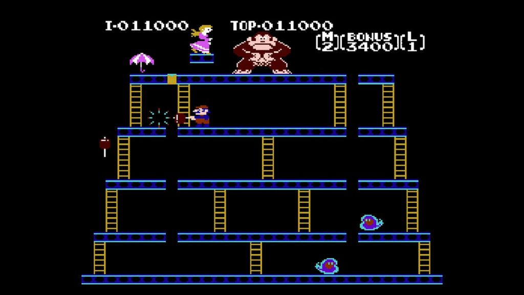 Donkey Kong - I just beat up a ghost with a hammer, somehow!