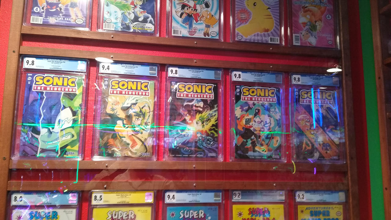 Bathroom 1 Sonic the Hedgehog Comics