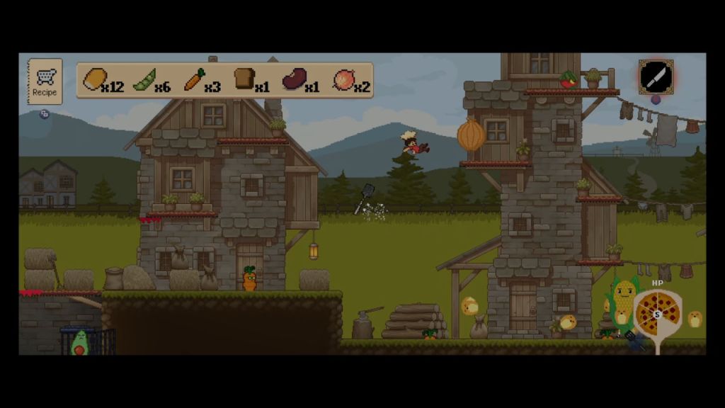 Culinary Wizard - Flying through the air with the Spatula Flip. You'll see my spatula to the bottom left of my little chef.