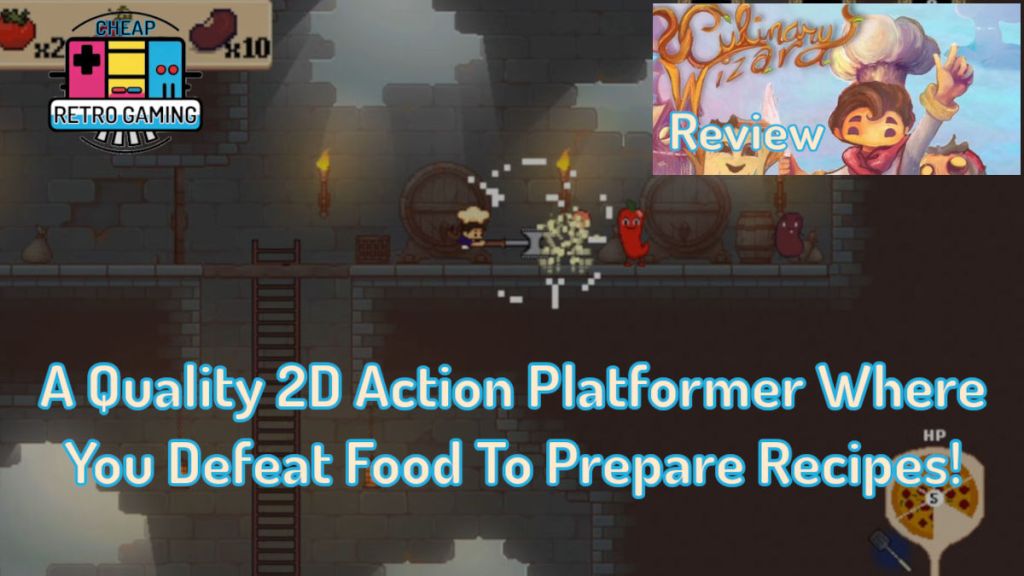 Culinary Wizard Review – A Quality 2D Action Platformer Where You Defeat Food To Prepare&nbsp;Recipes!