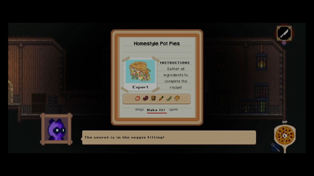 Culinary Wizard - Yummy!! Pop Pie! Too bad it is tough prepare in this game. Notice the Expert challenge.