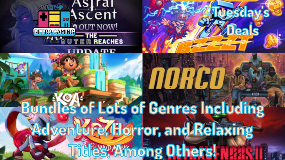 Tuesday’s Deals – Bundles of Lots of Genres Including Adventure, Horror, and Relaxing Titles, Among Others!