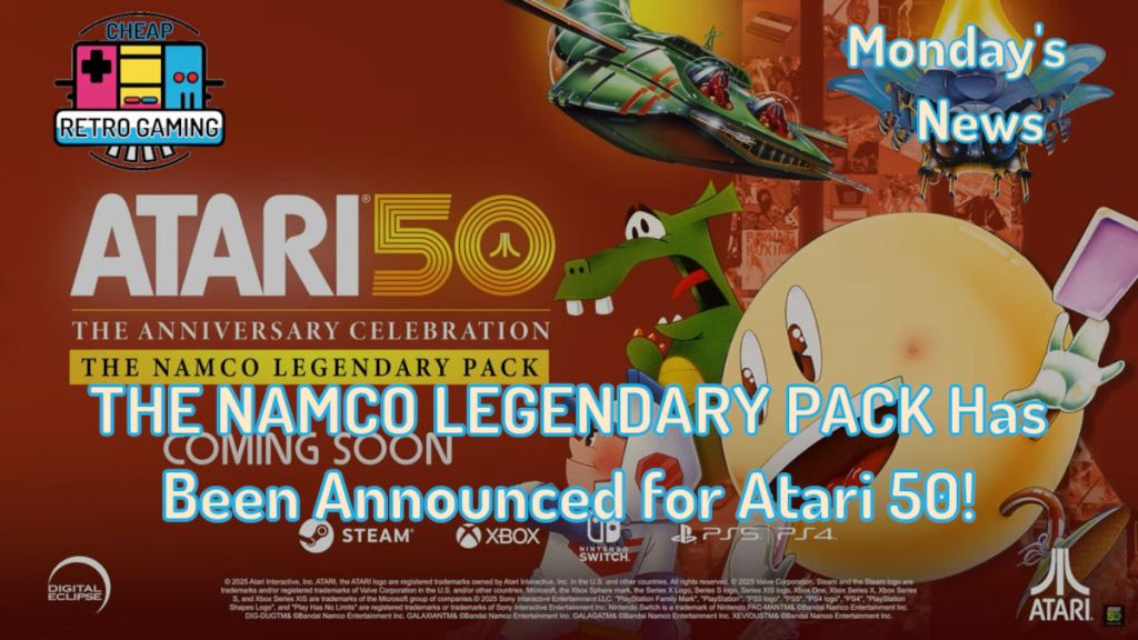 Monday’s News – THE NAMCO LEGENDARY PACK Has Been Announced for Atari 50!