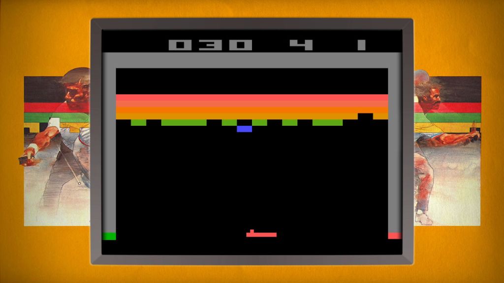 Breakout (2600) - When catching the ball, it always lands on the left side of the paddle. That was a bit disappointing!