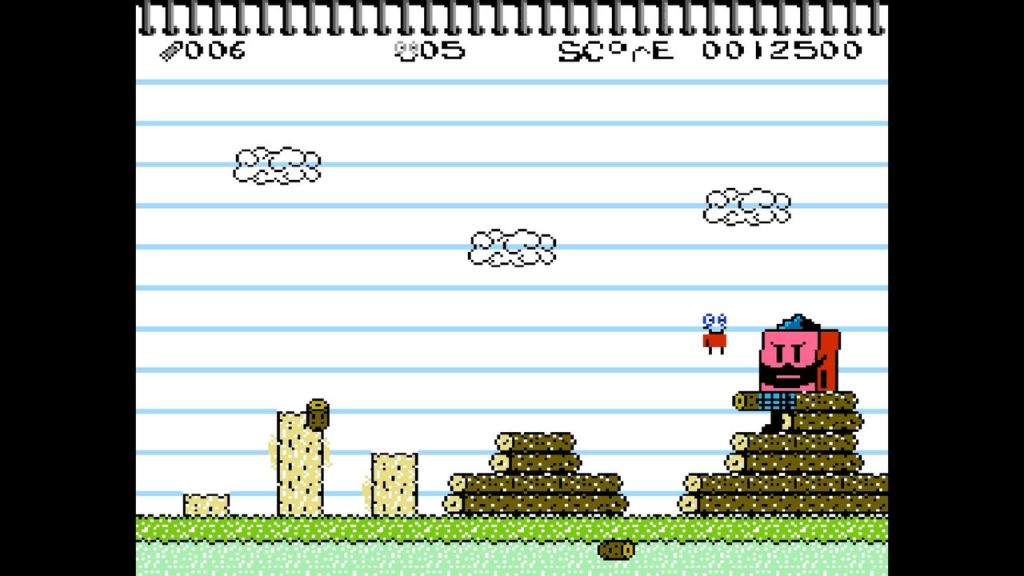 Doodle World - Ack! This is the third boss! I think his outfit is funny, but he is super tough!