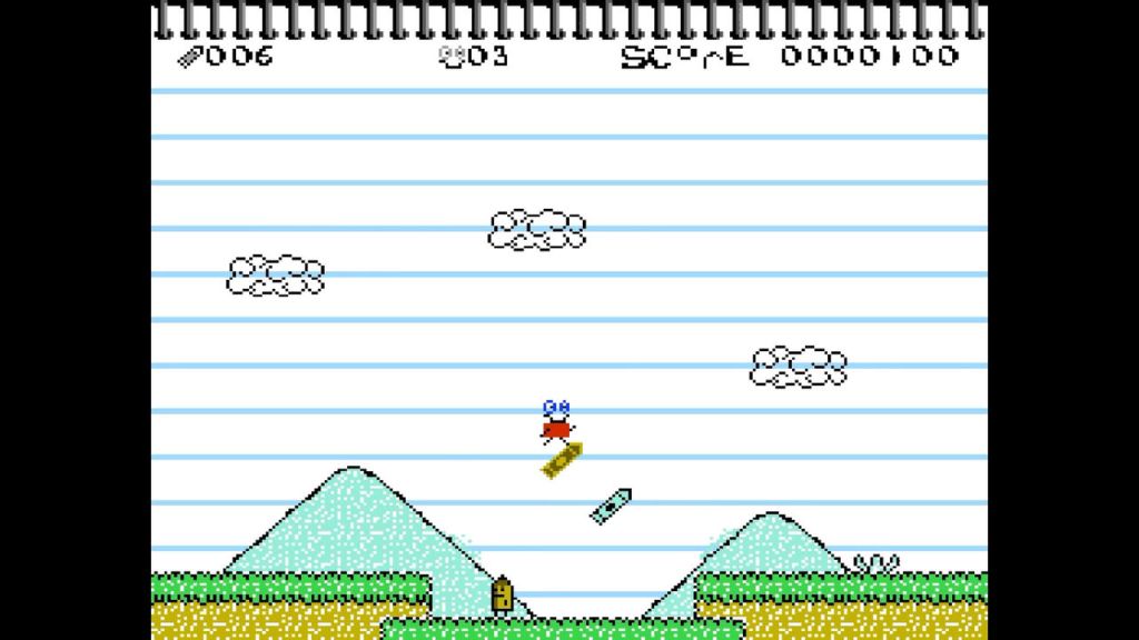 Doodle World - Grab the flashing crayon to become invincible!