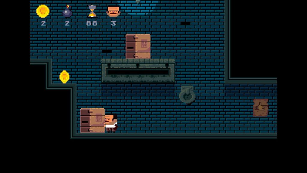 Debtor - Pushing a box to get to a coin. I gotta pay down my debt somehow!