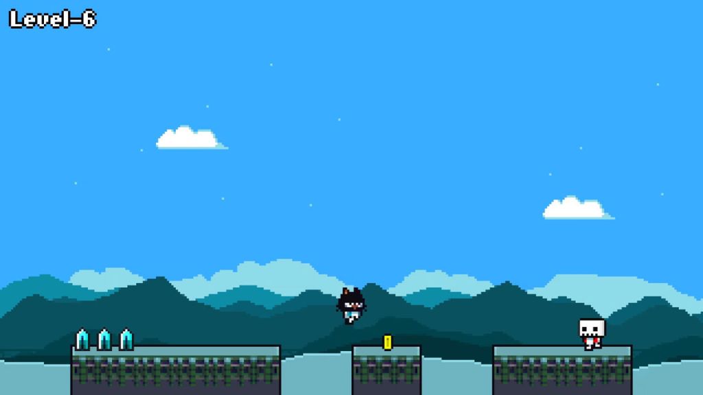 Alien Cat - Going through all the stage so I can get the portal to open up.