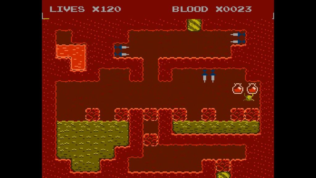 Flea! - Flea! does a good job of introducing new gameplay mechanics throughout the game, such as with these breakable blocks.