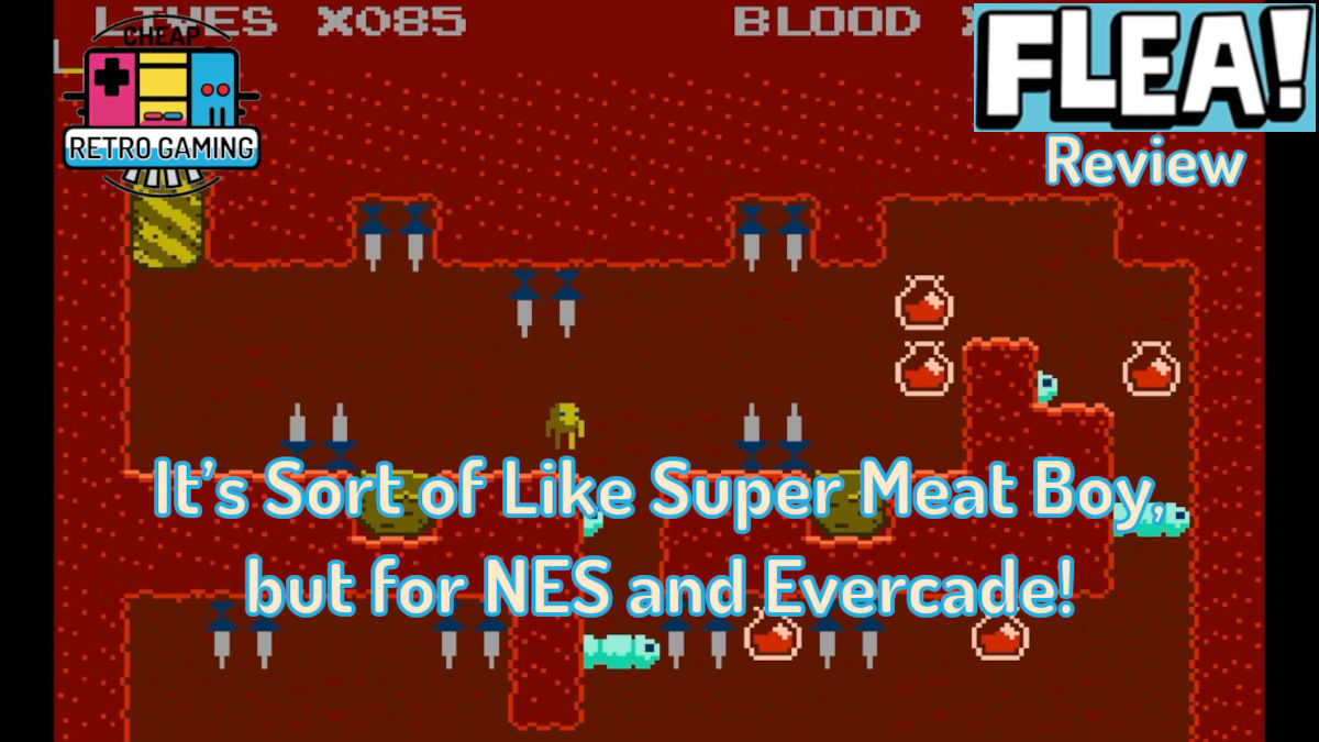 Flea! Review – It’s Sort of Like Super Meat Boy, but for the NES and Evercade!