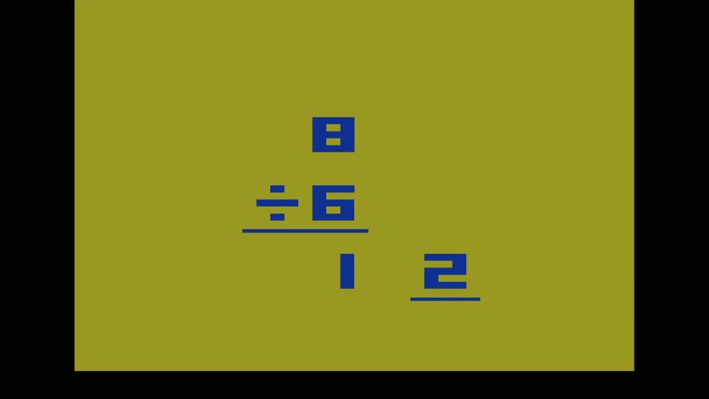 Basic Math - The 2 on the side is where you enter the remainder of the division problem.