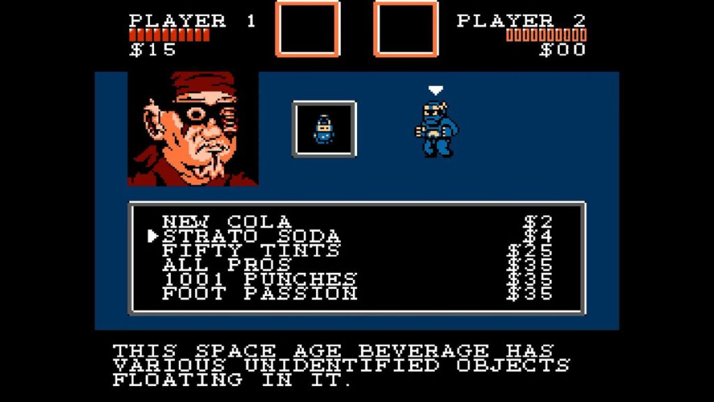 Almost Hero - The game has a shop like River City Ransom, but your characters don't appear to eat plates, sadly.