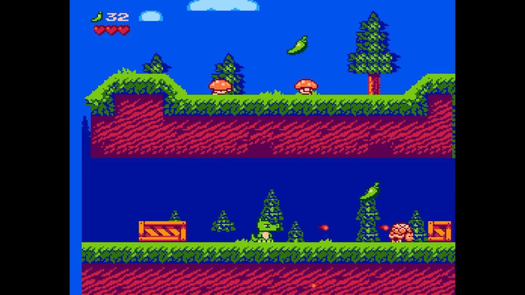 Twin Dragons - Shooting fireballs at a turtle in preparation for when he turns around.