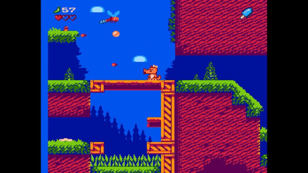 Twin Dragons - Watch out for the bug that is sending an attack your way, Minky!