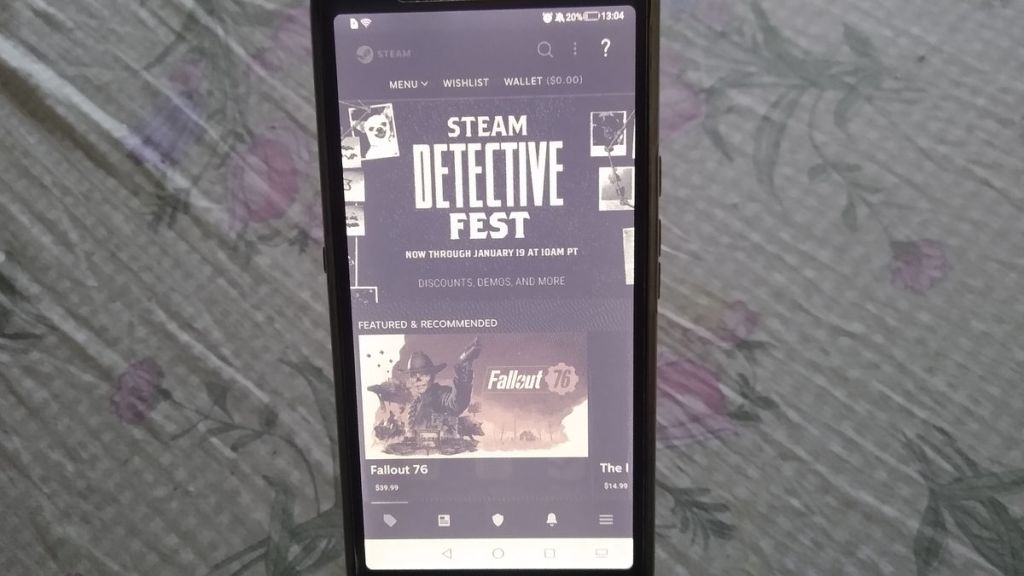 The Steam App - 2) Once it's loaded, go to the main page of the app. It should look something like this.
