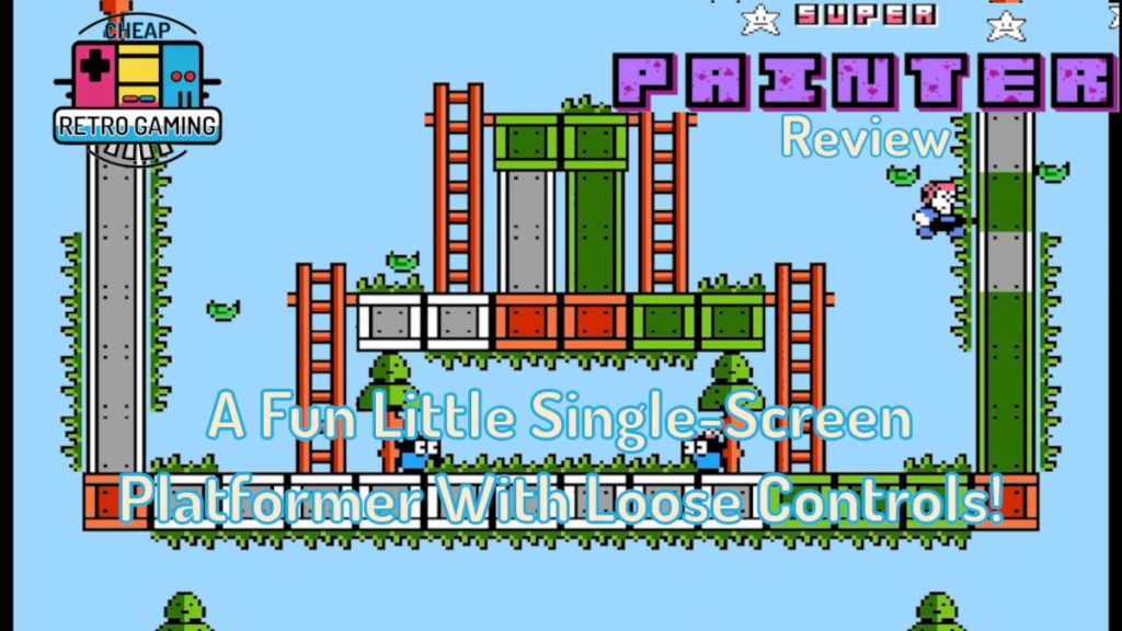 Super Painter Review – A Fun Little Single-Screen Platformer With Loose Controls!