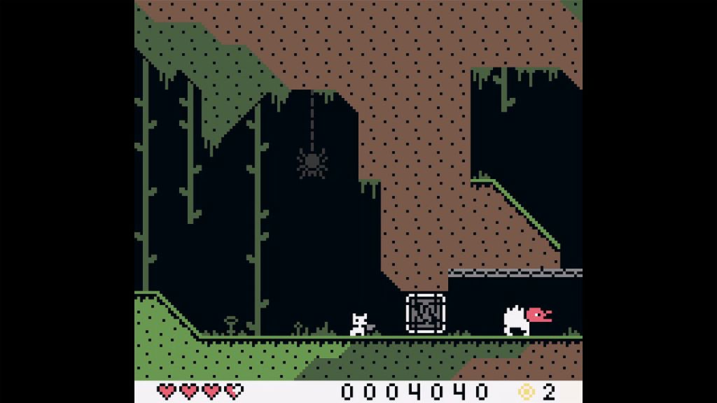 SKELOST - Breaking blocks with your gun is necessary to advance near the beginning.