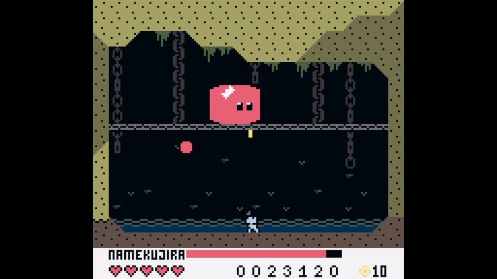 SKELOST - While not used often, shooting upward is an important gameplay mechanic in the game.