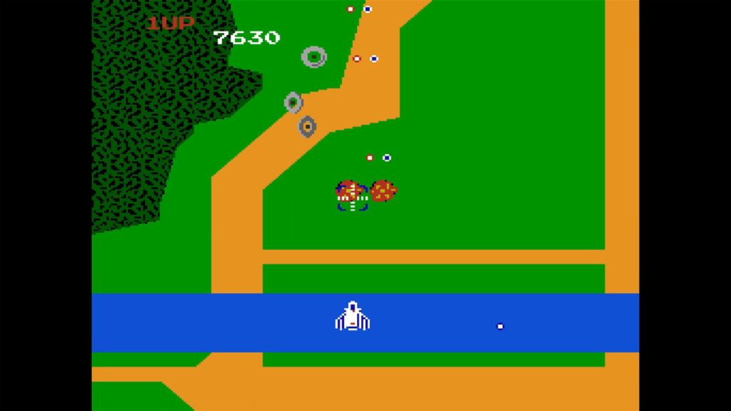 Xevious - It is cool how you can destroy two ground objects with one bomb!