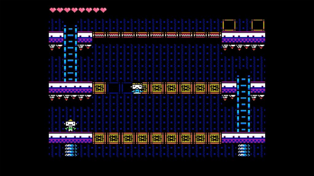 Multidude - The blue dude that moves all over also makes permanent squares when he goes over certain locations.