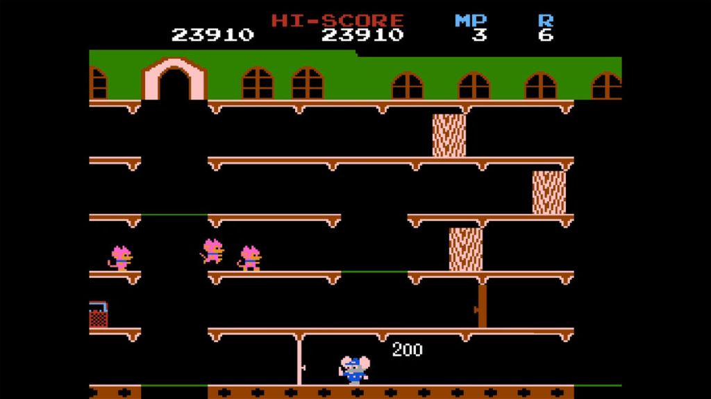 Mappy (NES) - Although it is a minor thing, I find it adorable that you can close doors behind you.
