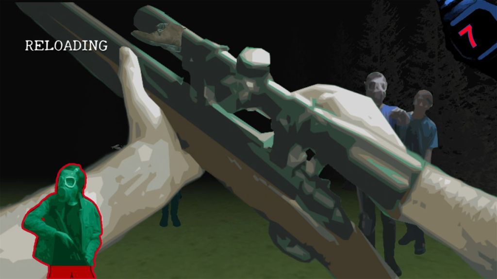 One Rotten Oath - Be careful when reloading, doing so obstructs your field of view! By the way, in case you are wondering why this image is here, it’s because I want to play the game again after finishing it.