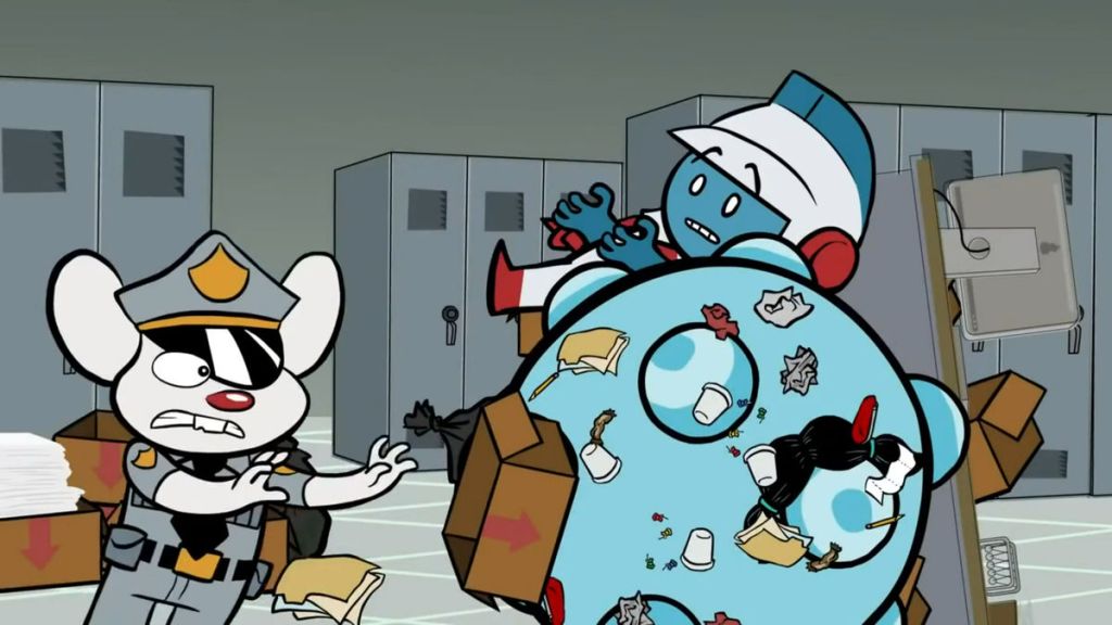 Mappy: The Beat - I'm glad that a katamari is still useful to clean up garbage around the office!