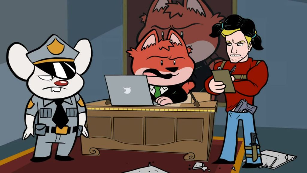 Mappy: The Beat - Look at that! Other cool Namco characters make appearances as well. Although, they may not behave like one expects.