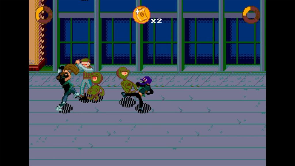 Coffee Crisis - Beating up some aliens and a body-snatched grandpa in two-player mode!